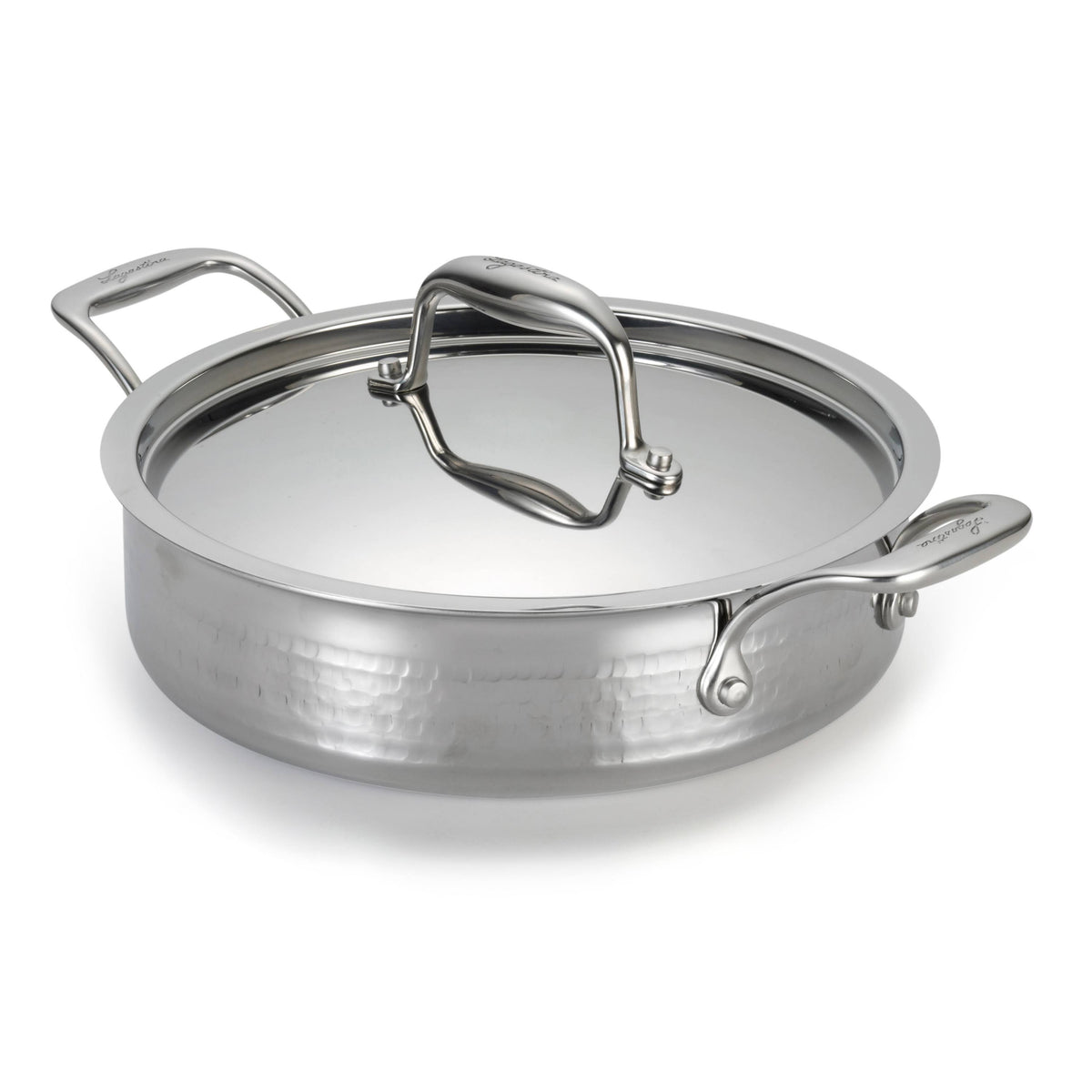3 Quart Covered Stainless Steel Casserole X7952