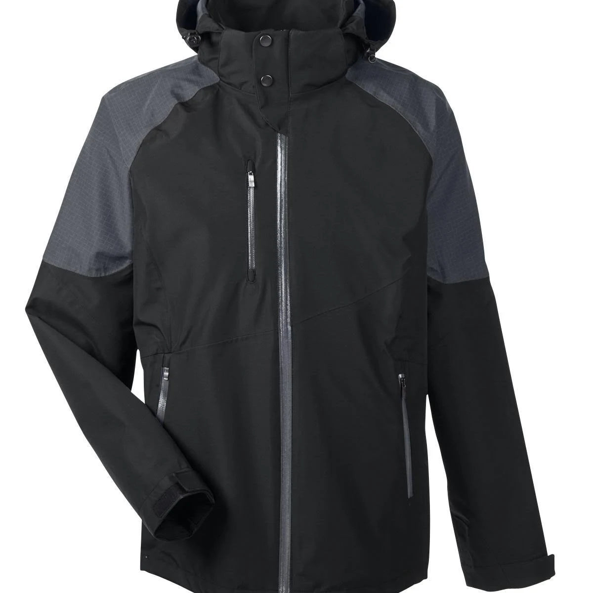 Black Carbon Seam-Sealed Shell Jacket K3462