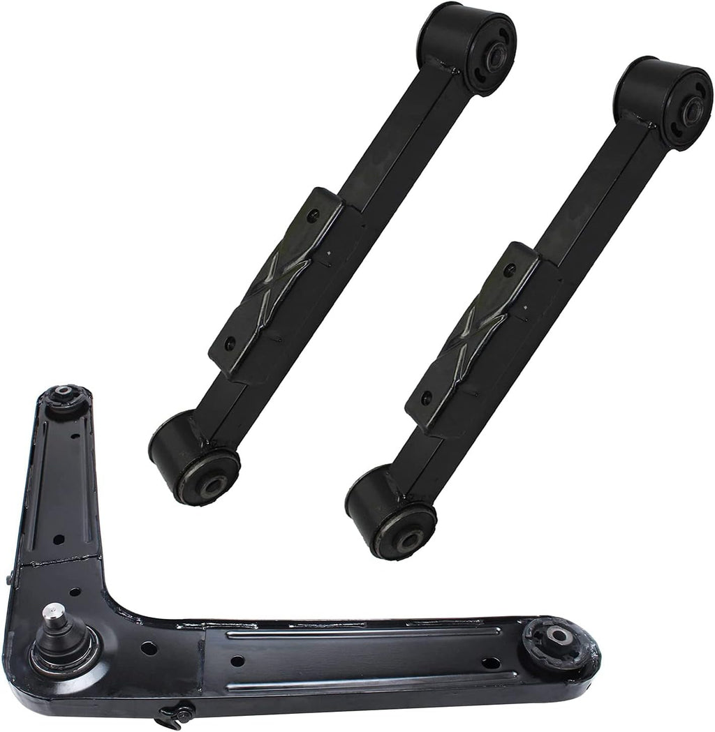 Rear Upper and Lower Control Arms Assembly 3pc Set A427