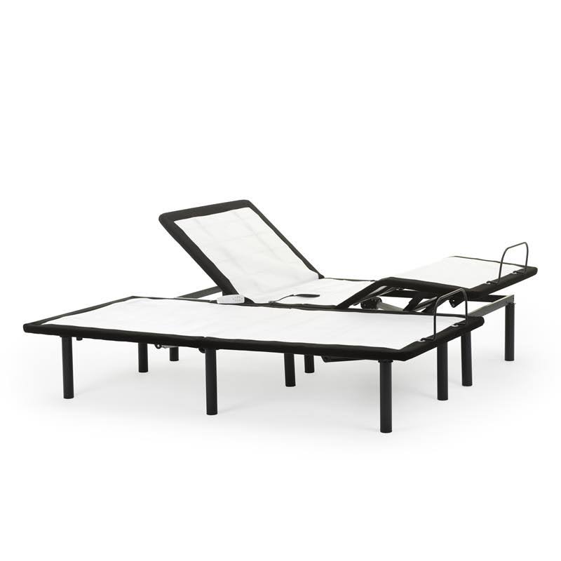 Adjustable Cal King Split Bed Base in Black C978