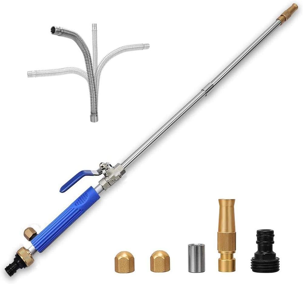 Blue Pack of 2 Power Washer Sprayer Wand with Flexible Hose Nozzle Q791