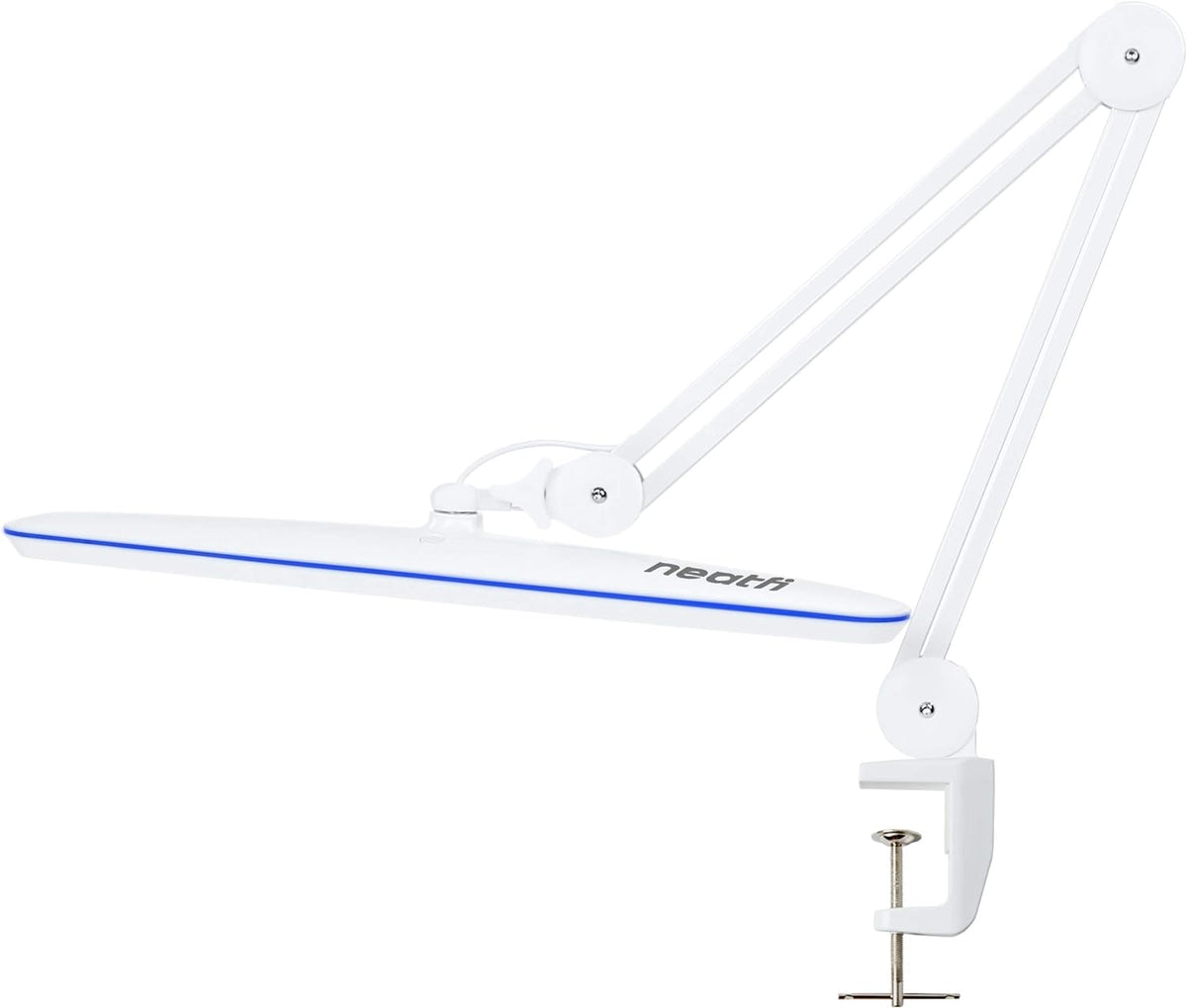 White LED Task Lamp with Clamp, 24W, 23 Inches M495330