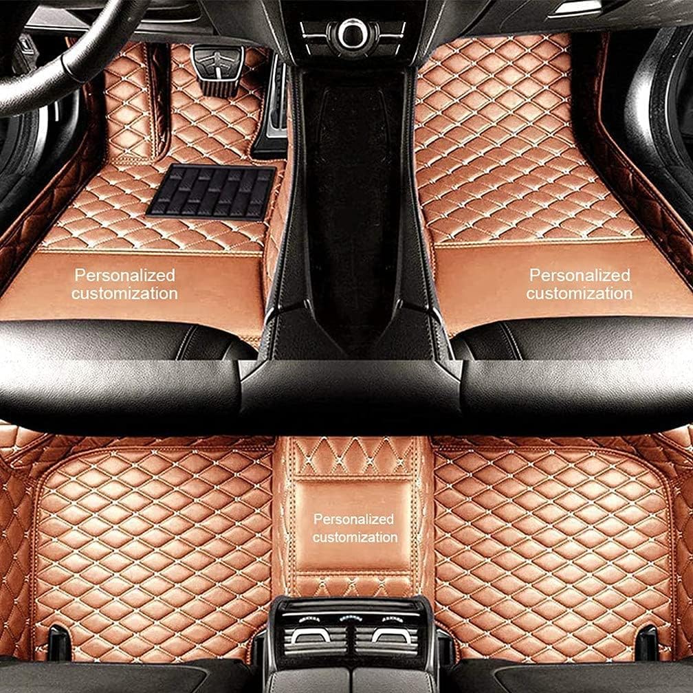 Red Waterproof Non-Slip Full Coverage Car Floor Mats M48524
