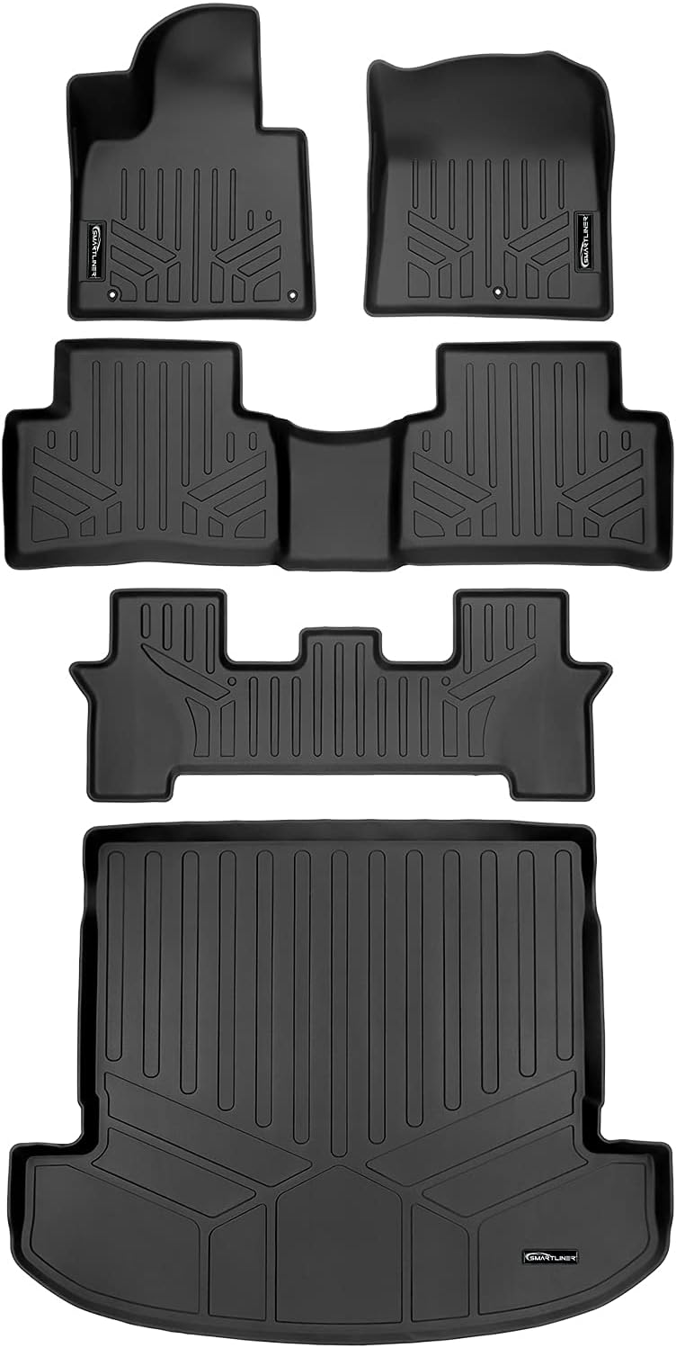 Custom Fit 3 Row Floor Mats & Cargo Liner Set Y891