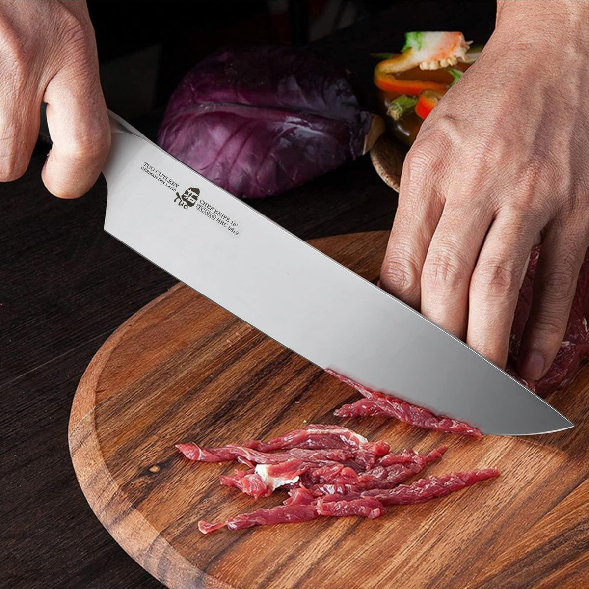 10 inch German Stainless High Carbon Steel Chef Knife Y57076