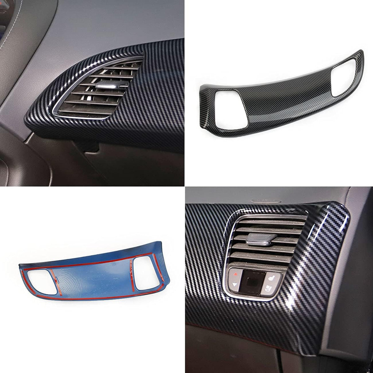 Carbon Fiber Dashboard Panel Cover D710