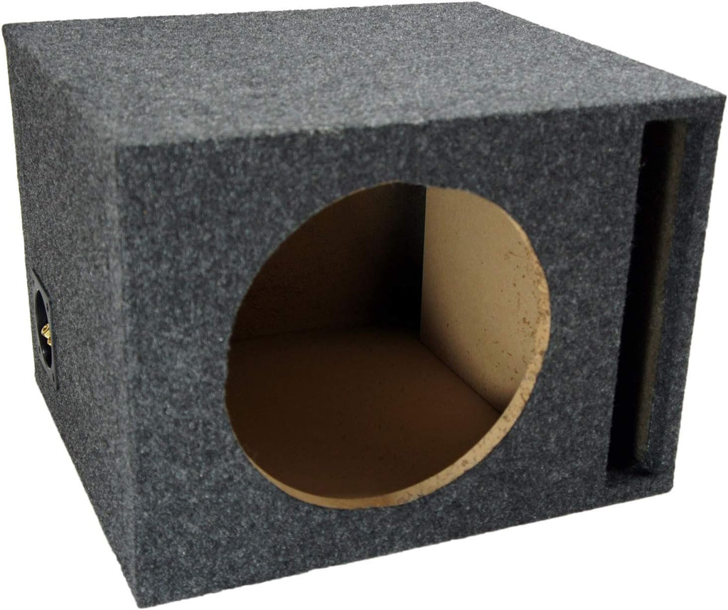 Single 10 Vented Subwoofer Stereo Sub Box Ported Enclosure 5/8 MDF J40657