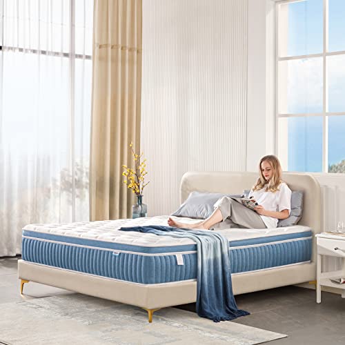Queen 12 Inch Hybrid Gel Memory Foam Mattress Z348992
