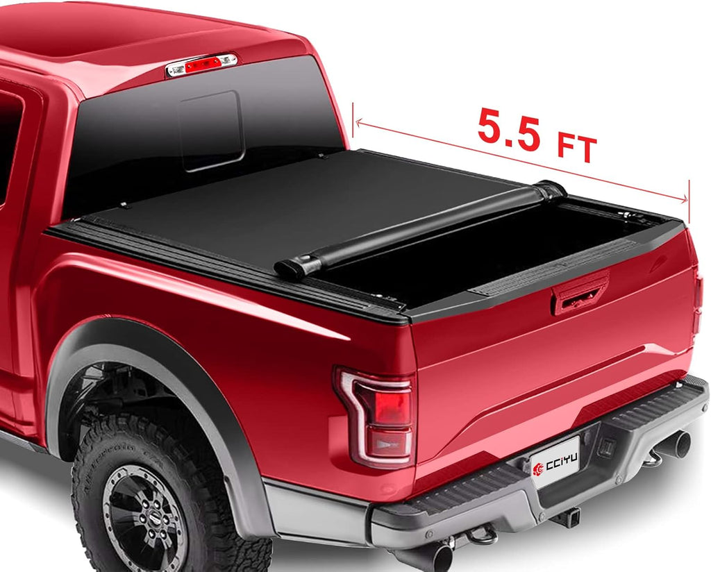 Soft Tri Fold Truck Bed Tonneau Cover S666469