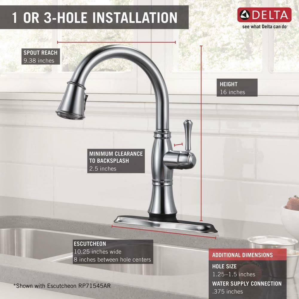 Arctic Stainless Pull-Out Spray Kitchen Faucet C531042