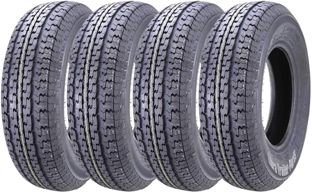 4 New Premium Trailer Tires ST 205 75R15 8-Ply Load Range D Steel Belted Radial A5518
