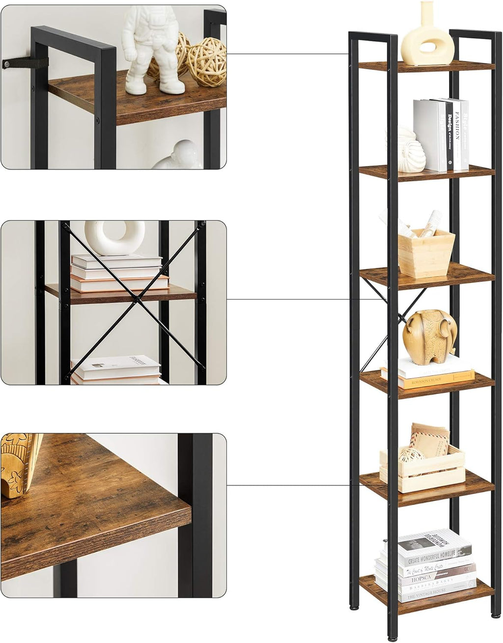 6-Tier Storage Shelving Unit P339