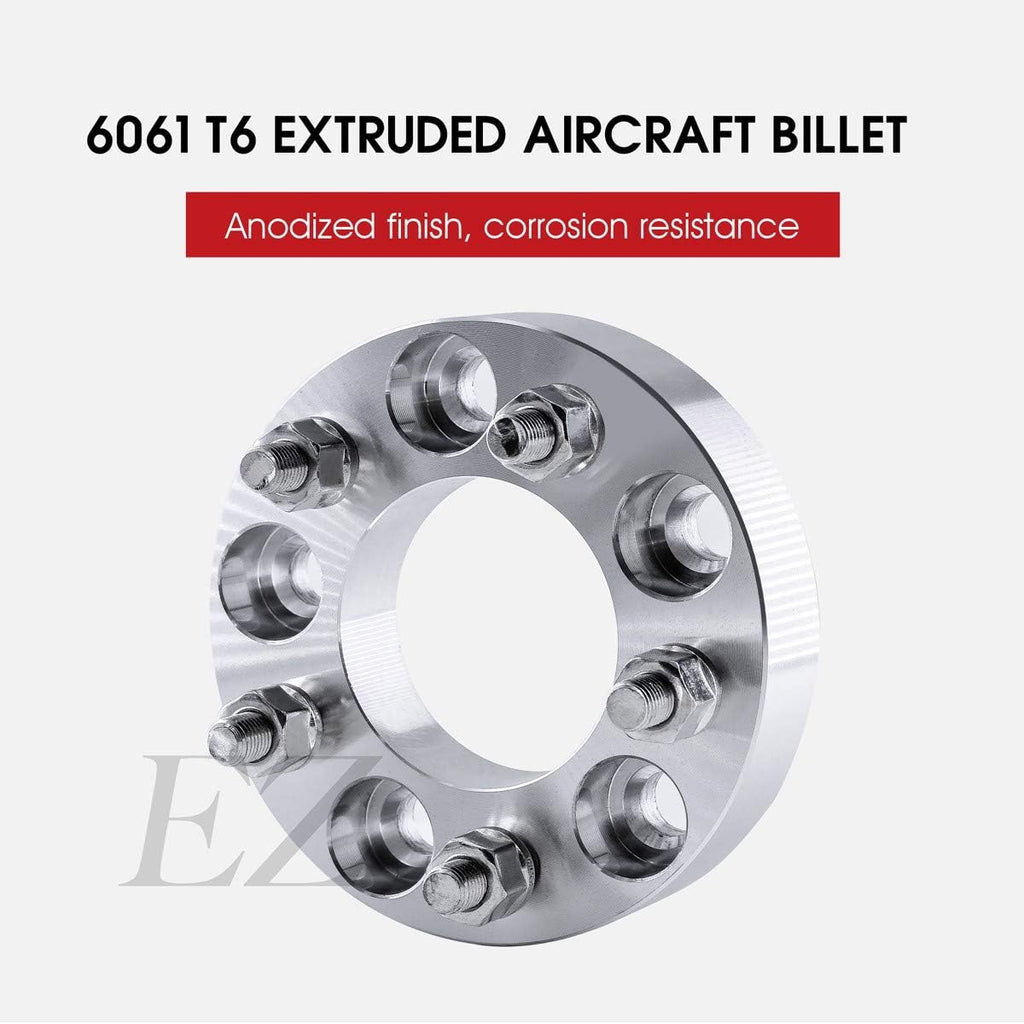 2 Billet Wheel Adapters 5x135 to 5x139.7 Thickness 1 Inch W515