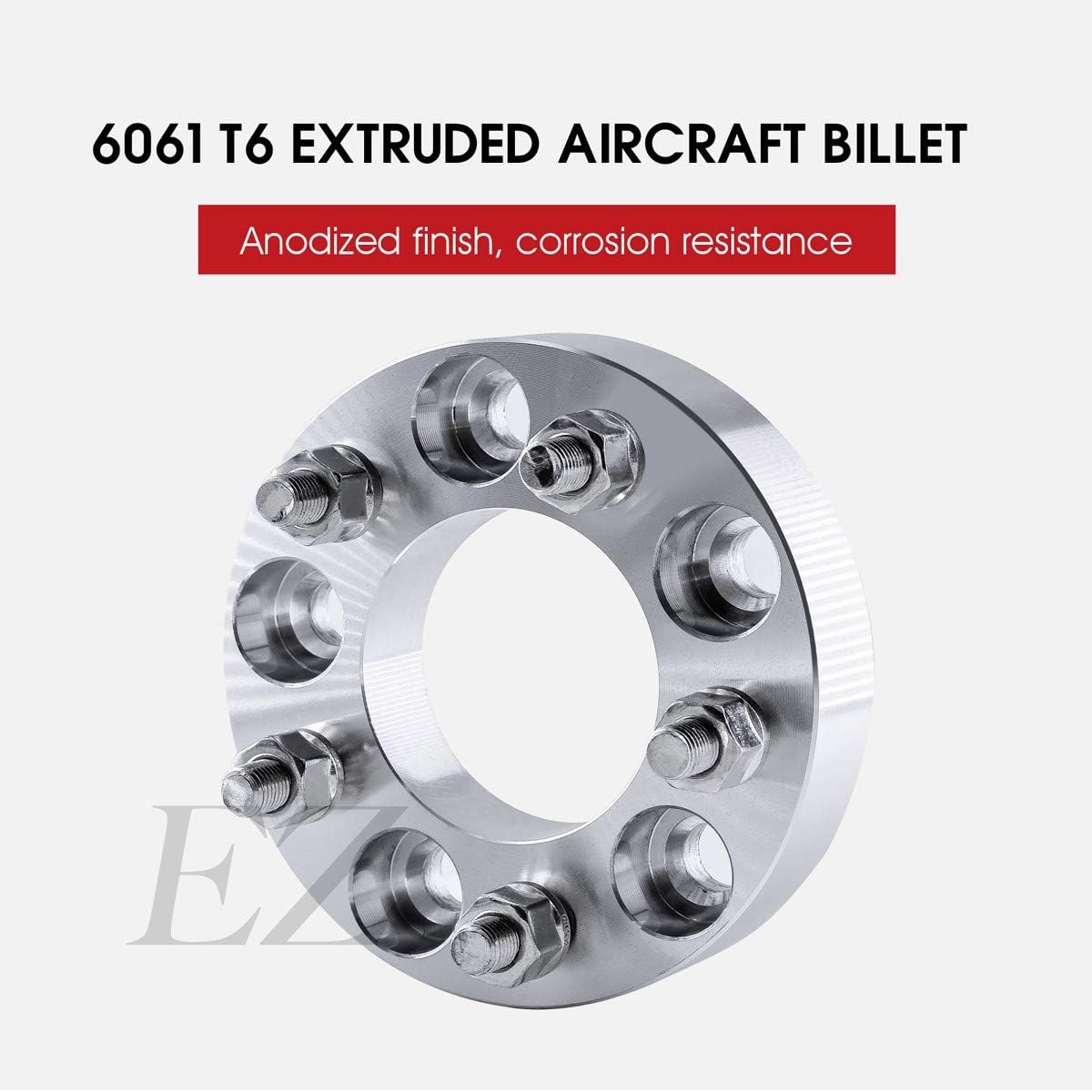 2 Billet Wheel Adapters 5x135 to 5x139.7 Thickness 1 Inch W515