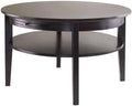 Round Coffee Table with Pull Out Tray C726