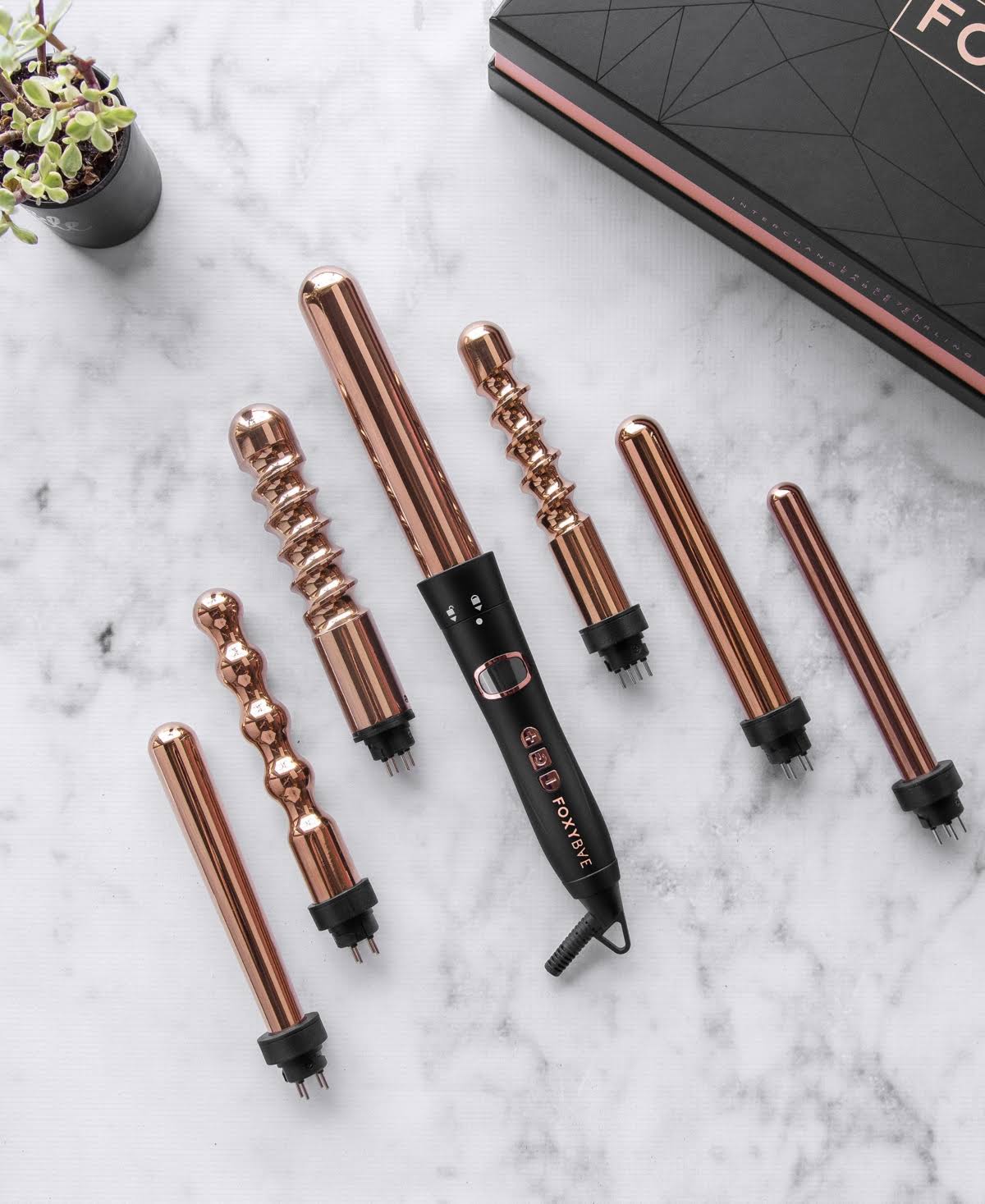 Rose Gold 7 in 1 Curling Wand V94445