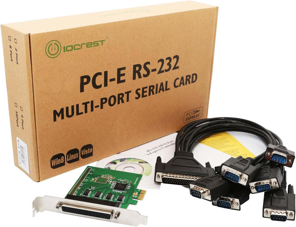 8 Port PCI-Express Serial Card N9614