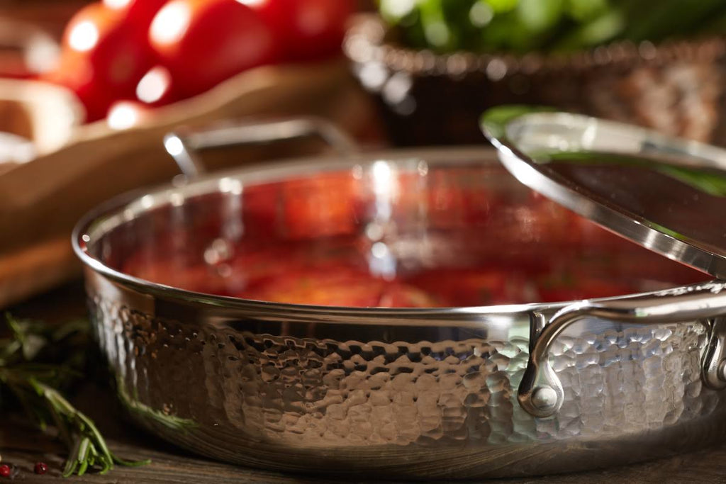 3 Quart Covered Stainless Steel Casserole X7952