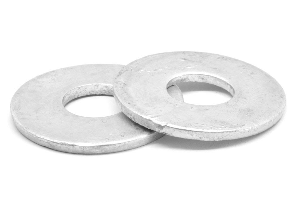 1000 Pk Low Carbon Steel Hot Dip Galvanized Flat Washer W8552