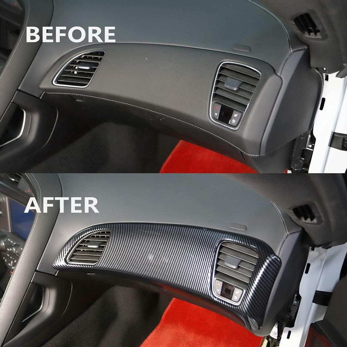 Carbon Fiber Dashboard Panel Cover D710