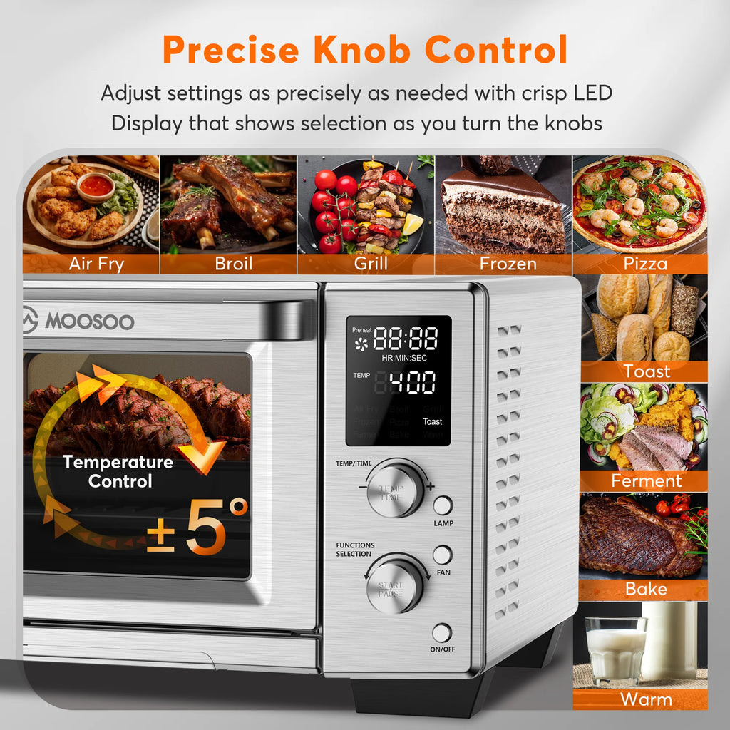 30Qt Stainless Steel Air Fryer Toaster Oven C532