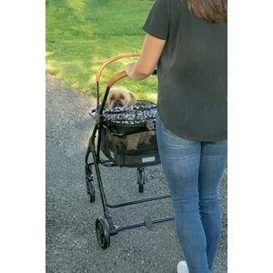 Jet Black Dog & Cat Stroller Y519