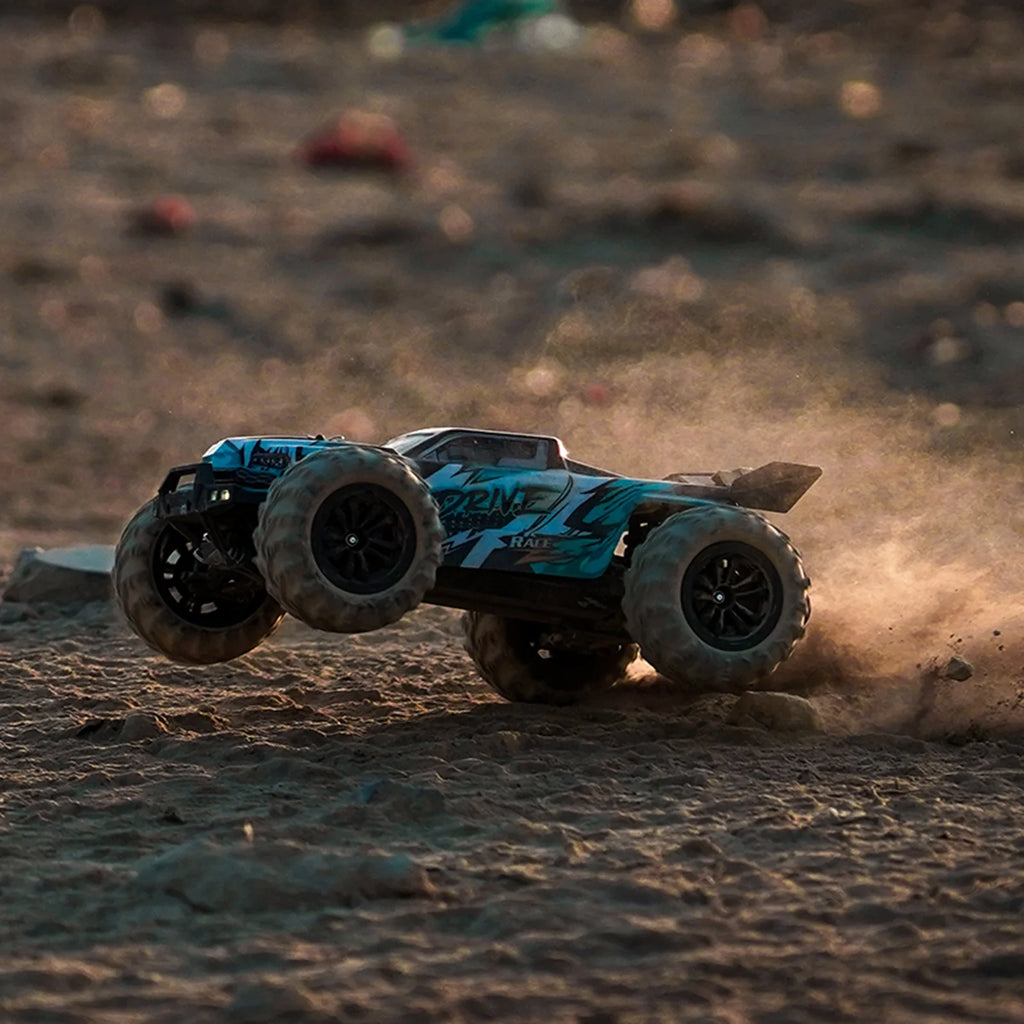 2.4Ghz 70KM/H 1/16 Off Road RC Trucks Brushless Motor LED Light 4WD Vehicle H1674
