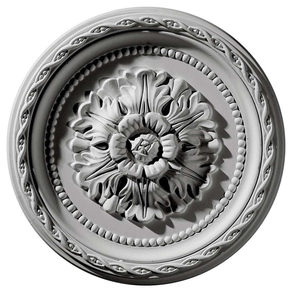 11 1/2x22OD x 1x22P Ultra Pure White Ceiling Medallion M257461