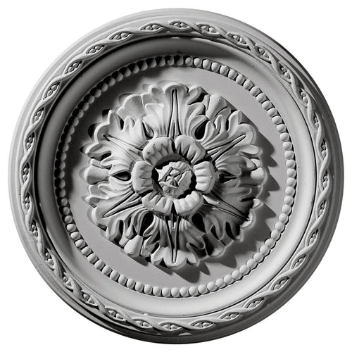 11 1/2x22OD x 1x22P Ultra Pure White Ceiling Medallion M257461