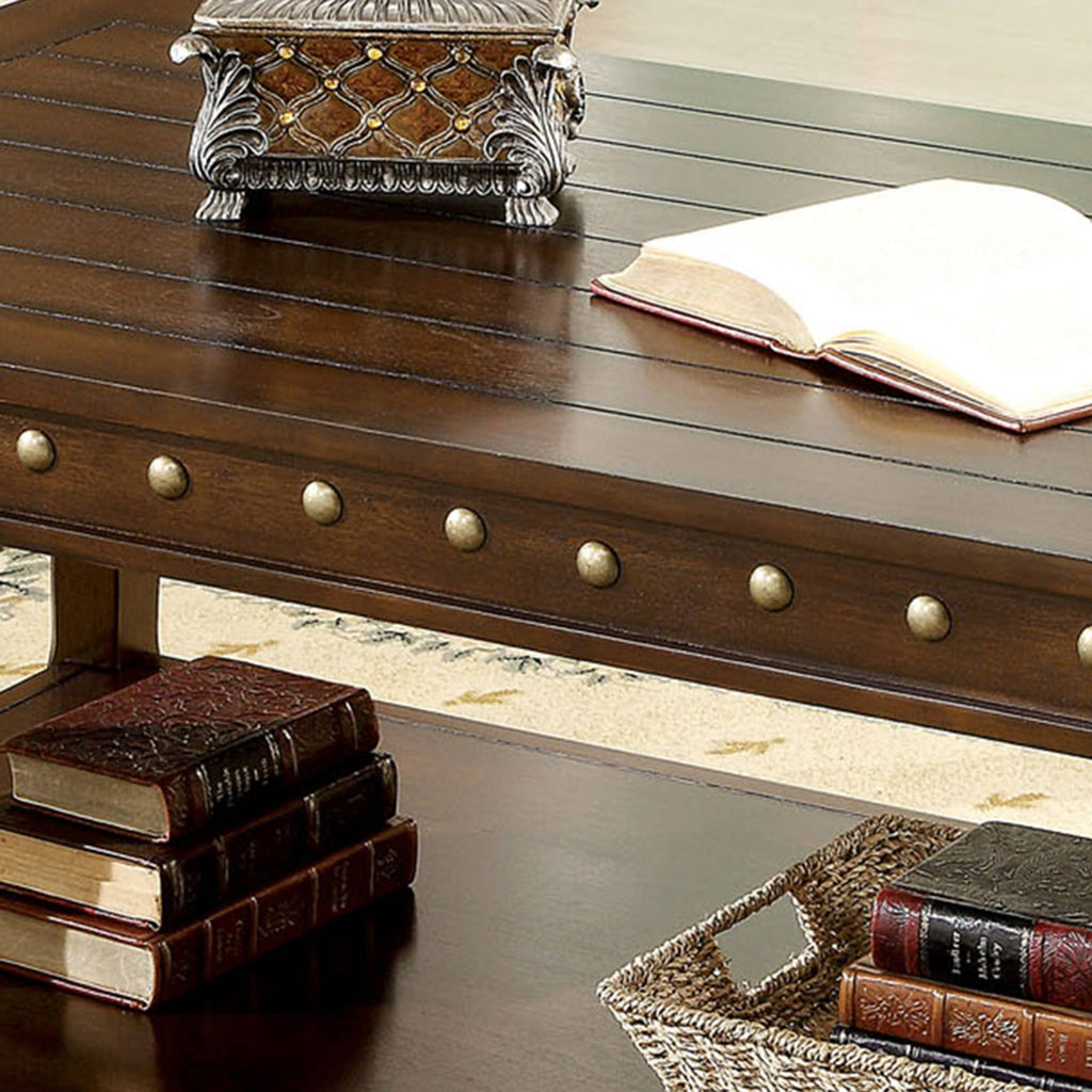 Walnut 3-Piece Accent Table Set Y995