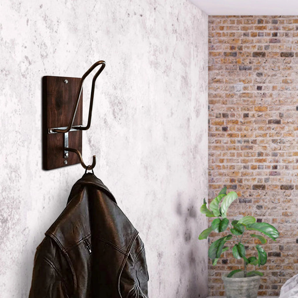 Motorcycle Helmet Rack & Jacket Hook V736319