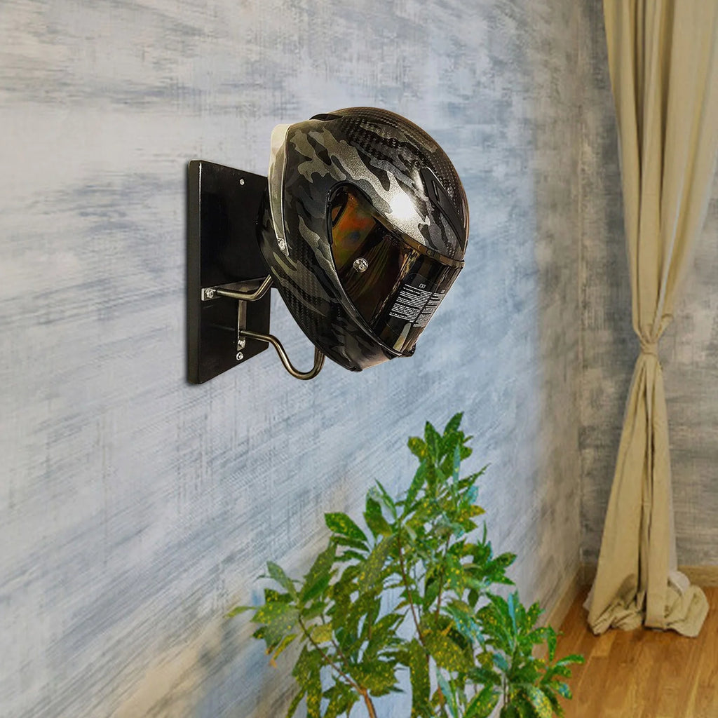 Motorcycle Helmet Rack & Jacket Hook V736319
