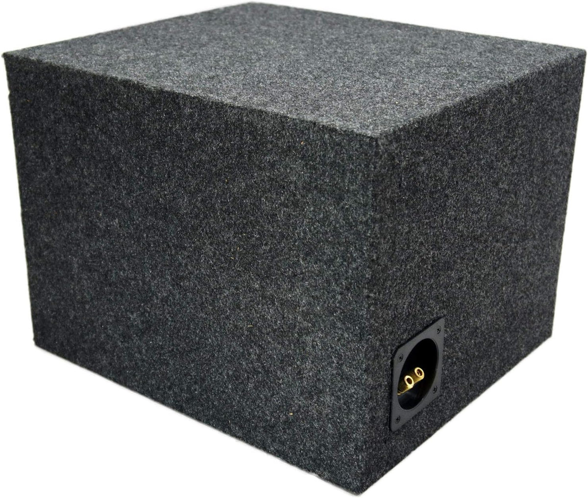 Single 10 Vented Subwoofer Stereo Sub Box Ported Enclosure 5/8 MDF J40657