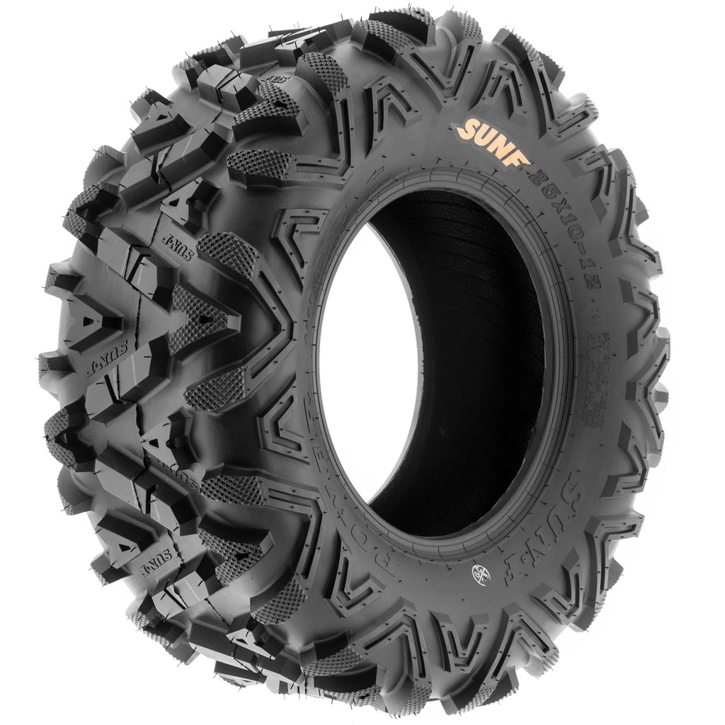 All Terrain ATV UTV Tires 25x10-12 6 PR Pair of 2 X738