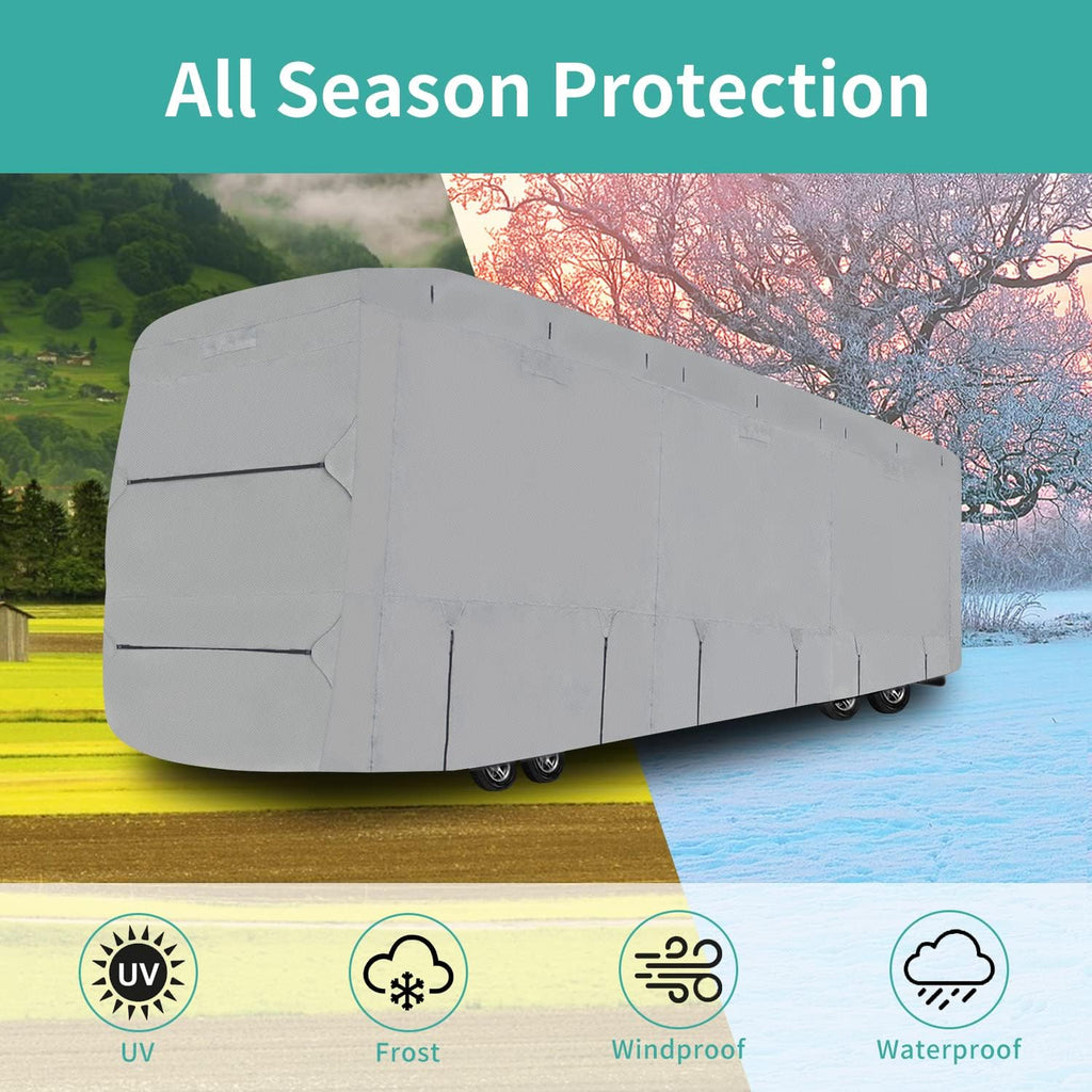 Thick 4 Layers Waterproof Travel Trailer Cover R11196