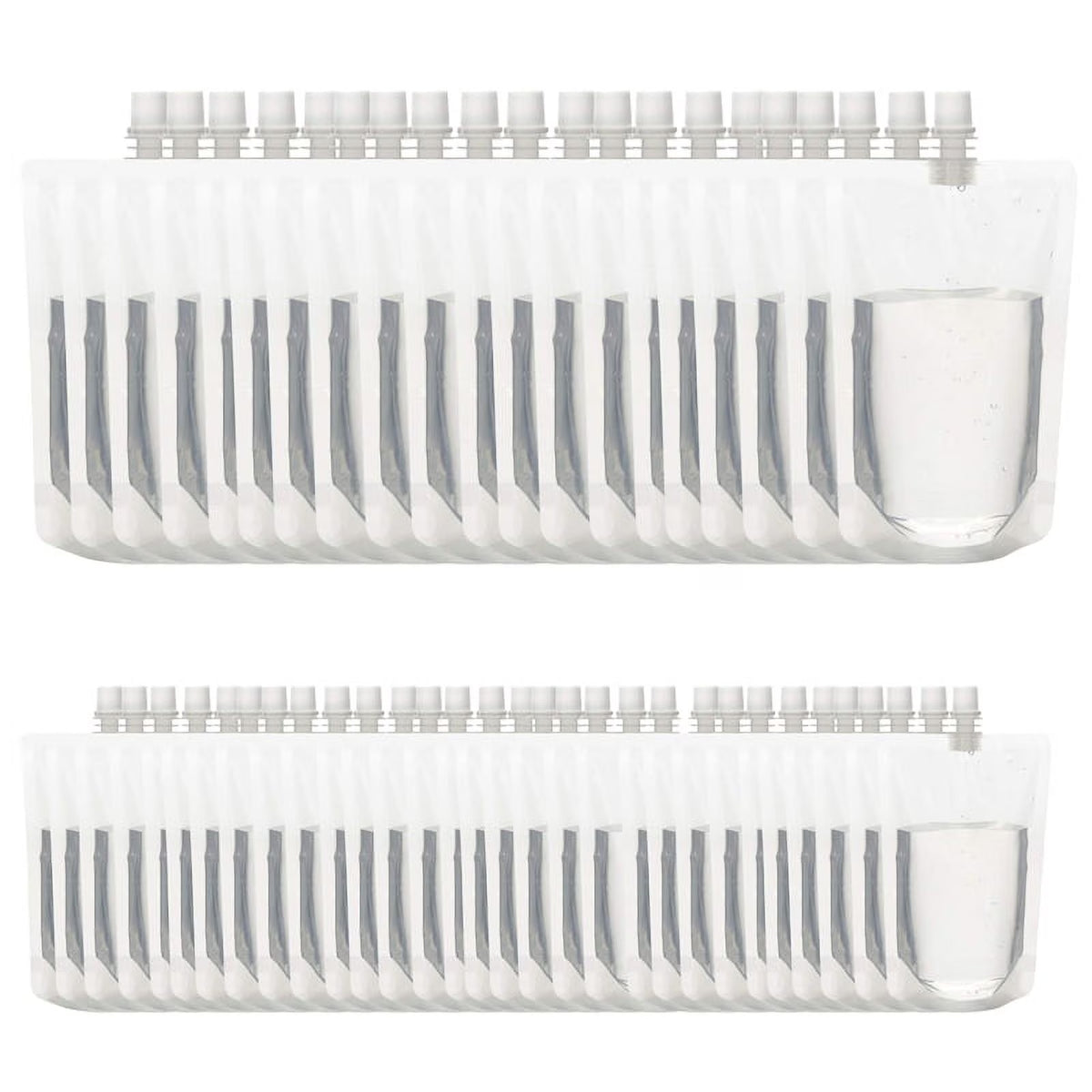 50PCS 100Ml Liquid Stand Bag Leak Proof Drink Packaging Bag Spout Pouch X5943