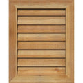 Unfinished Non-Functional Vertical Gable Vent Z9104