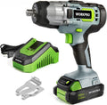 20V Cordless Impact Wrench, 1/2-inch, 320 Ft Pounds Max Torque, 2.0Ah Li-ion Battery with Fast Charger, Belt Clip R683262