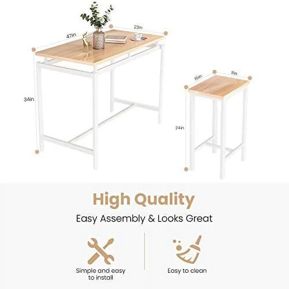Dining Table Set for 2 with 2 Chairs G2847