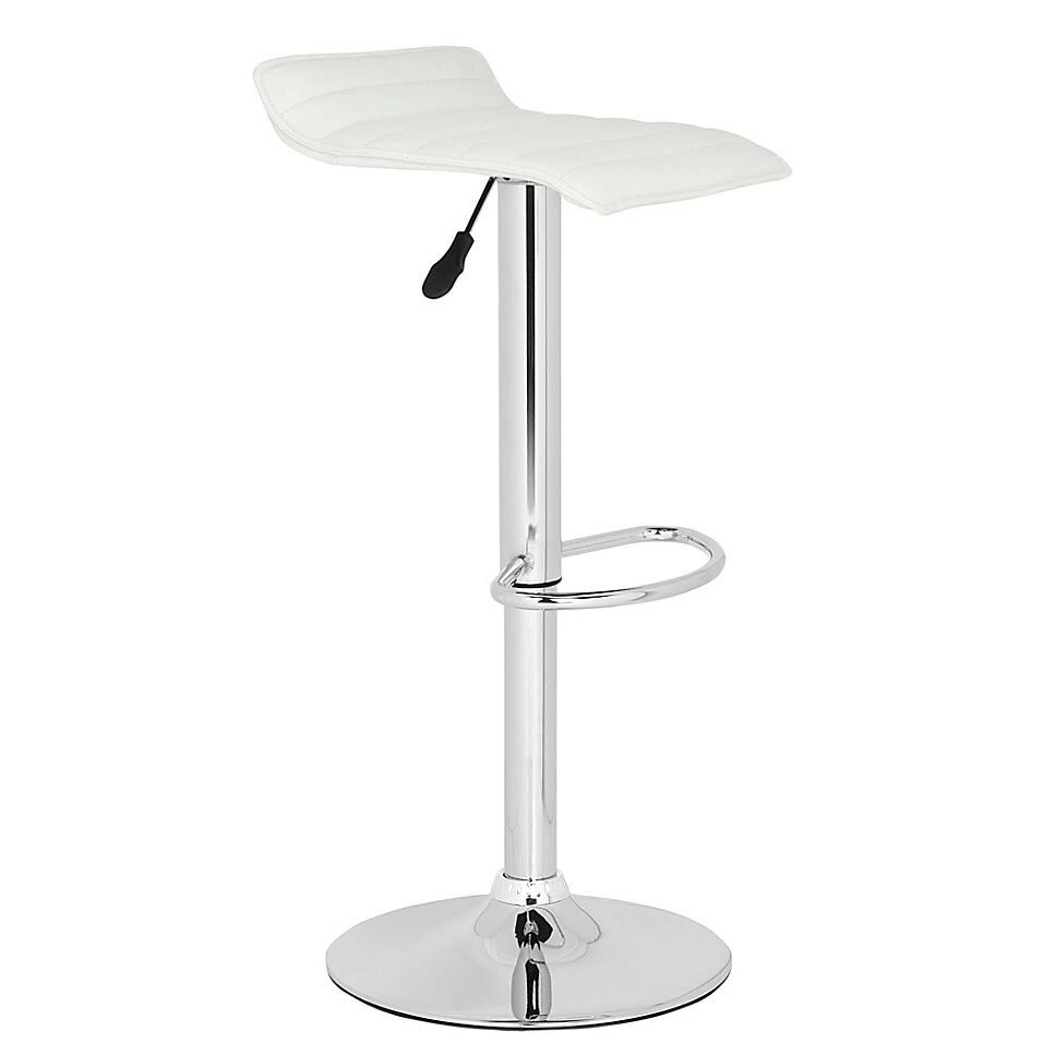 White Swivel Bar Stool G964232