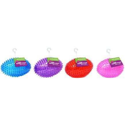 4.5” Spiky Squeaker Football Dog Toy I756