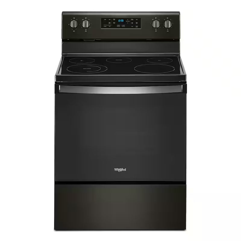 Black Stainless Electric Range with 5 Elements D99227