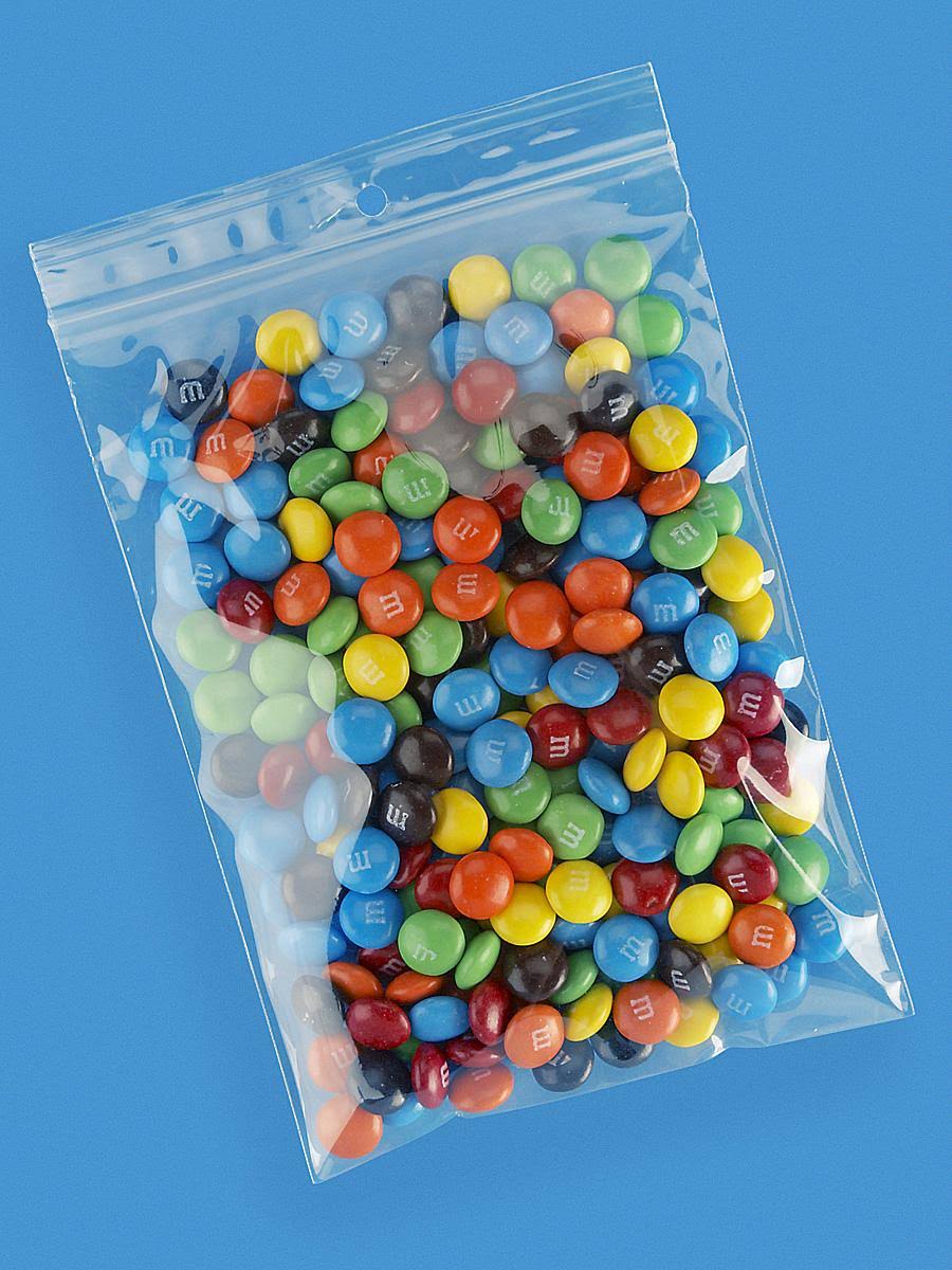 Reclosable Polypropylene Bags - 2 mil, 5 x 7 O273481