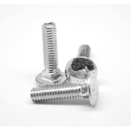 M10 x 1.50 x 40 mm Coarse Thread Carriage Bolt Low Carbon Steel Zinc Plated Pk 100 M3796