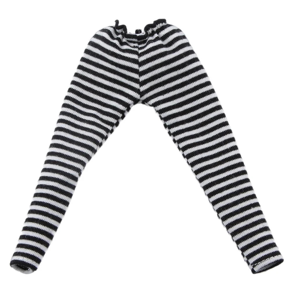 Stripe Tights Leggings for 1:6 Doll Blythe Clothes H96586