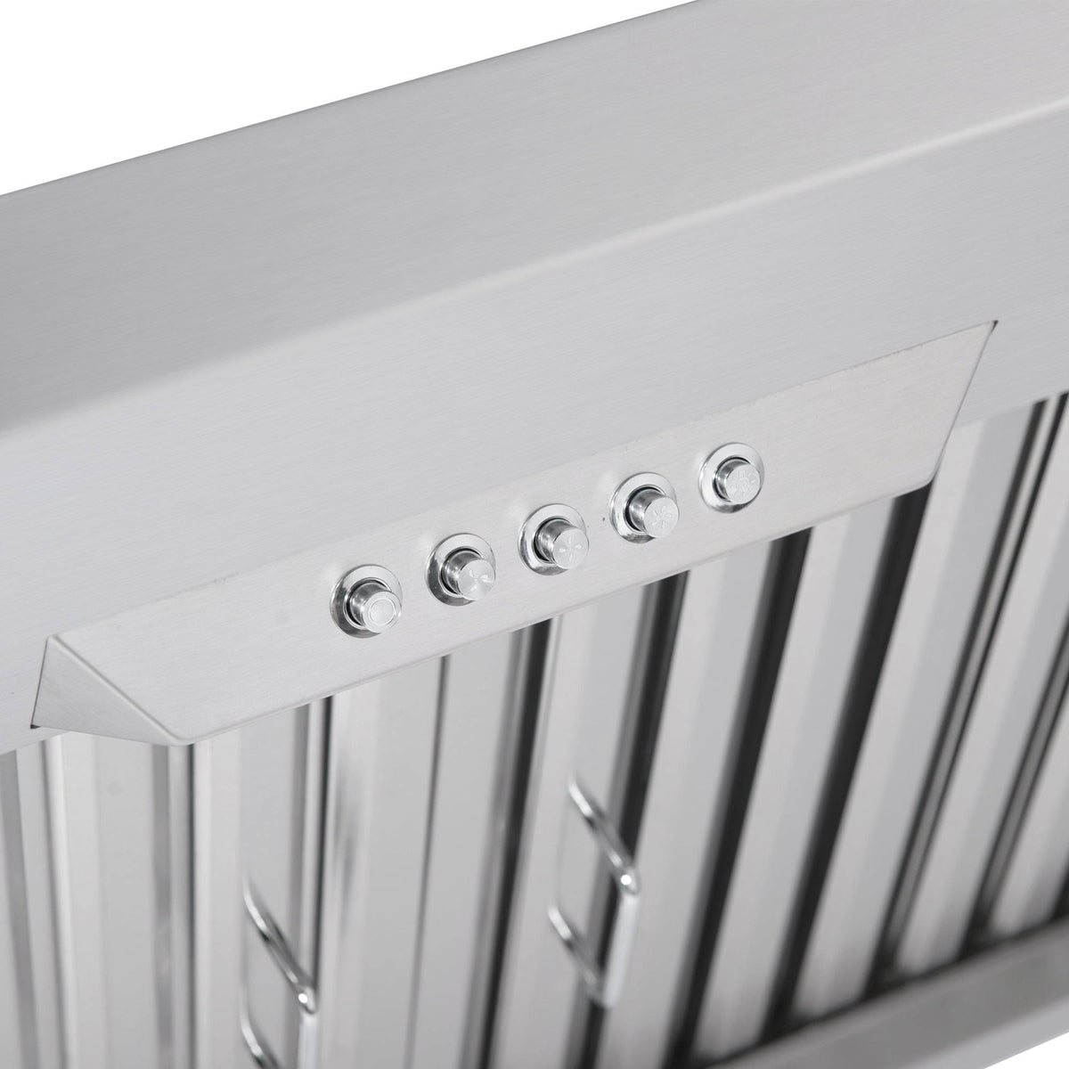 Stainless Steel Ducted Under Cabinet Range Hood with Push Button Controls, LED Lighting and Permanent Filters R524