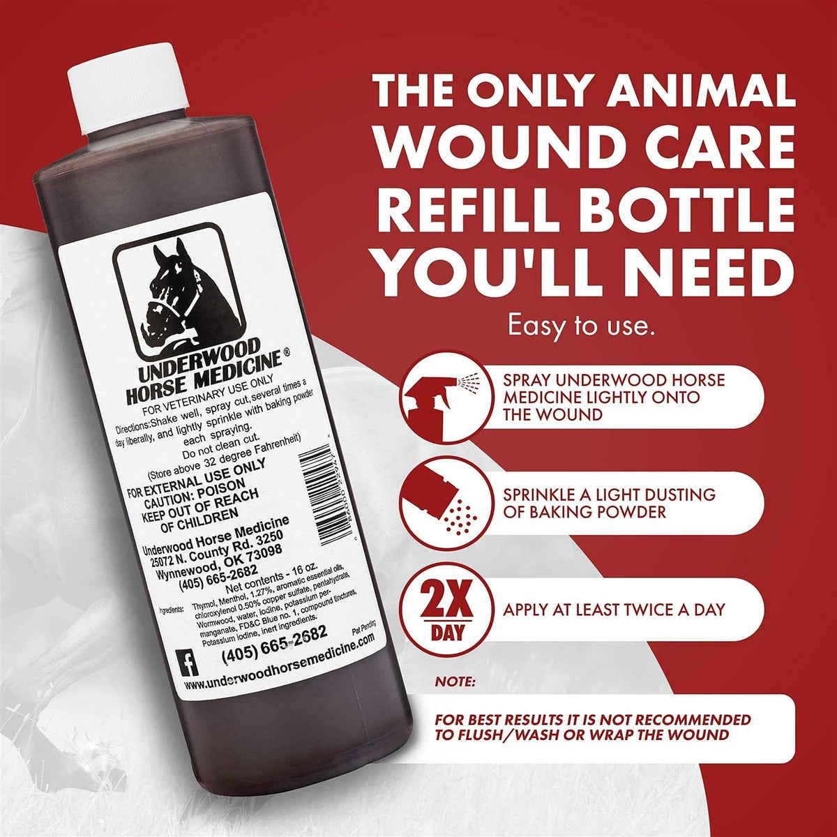 Horse Medicine Topical 16oz W801