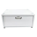 Black Laundry Pedestal with Drawer F8229