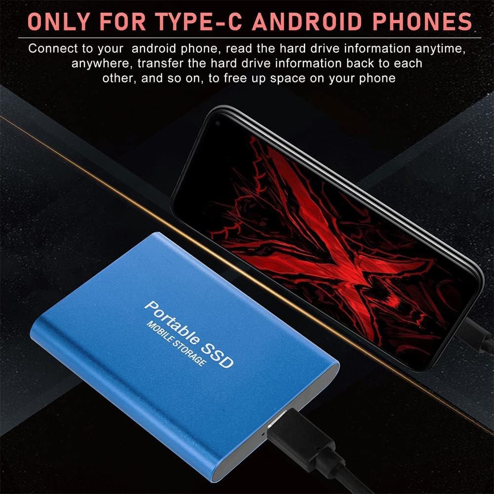2TB Blue Portable External Solid State Drive Pack of 2 J206