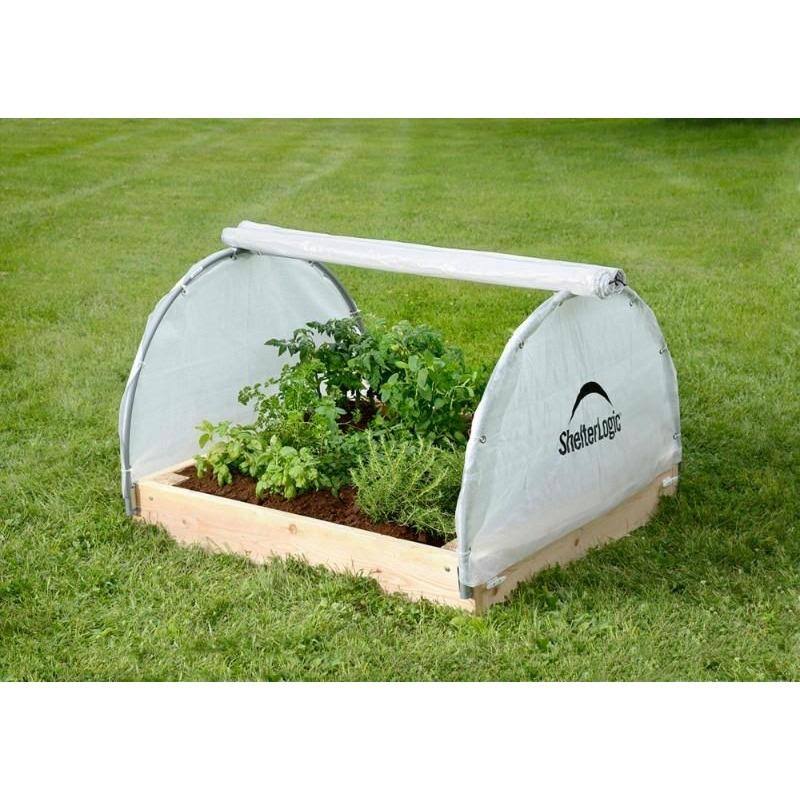 Round Raised Bed Greenhouse with Fully Closable Cover Q57695